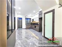 Nhà lô góc xây mới độc lập có sân cổng riêng tại Miếu Hai Xã gần Hồ Sen, 60m2 x 4 tầng. 