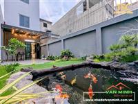Bán nhà mặt đường khu Lê Chân, Hải Phòng - Hồ cá Koi tuyệt đẹp