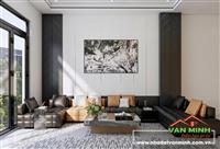 - Nhà lô góc 4 tầng khu vực Thiên Lôi. Sân cổng 