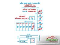 Bán dãy nhà số 1/7/29 đường Hồ Sen, Lê Chân, Hải Phòng