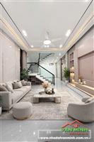 - Nhà mới xây 4 tầng độc lập Aeon Mall - cách mặt đường chỉ 10m 