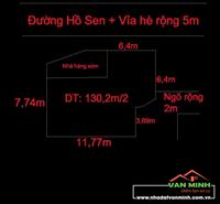 Bán nhà mặt đường Hồ Sen, Lê Chân, Hải Phòng