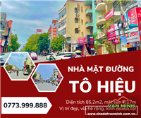 Bán nhà mặt đường Tô Hiệu, Lê Chân, Hải Phòng 