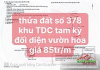 Chuyển nhượng đất lô số 378 TĐC Tam Kỳ, Vĩnh Niệm, Lê Chân, Hải Phòng