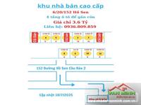 Bán dãy nhà số 6/20/152 đường Hồ Sen, Lê Chân, Hải Phòng