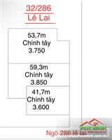 Bán nhà ngõ 286 Lê Lai, Ngô Quyền, Hải Phòng