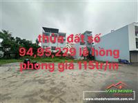 Chuyển nhượng 3 lô đất mặt đường Lê Hồng Phong, Ngô Quyền, Hải Phòng 