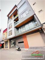 - Mặt đường tuyến 2 Thiên Lôi, gần Aeon Mall Lê Chân, 72m² xây dựng - mặt tiền 12m - 5 tầng có thang máy.   - Ngay sau nhà mặ