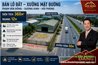 Bán đất mặt đường Phạm Văn Đồng Dương Kinh Hải Phòng