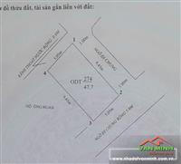Chuyển nhượng lô đất Lô góc mặt đường Dương Đình Nghệ, Phường An Biên (Lê Chân cũ), Hải Phòng