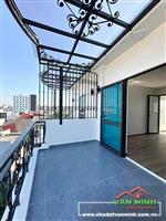 NHÀ 4 TẦNG XÂY MỚI MẶT NGÕ THÔNG TRẠI LẺ QUÁN NAM - Ô TÔ ĐỖ CỬA.  - Diện tích: 48m2. Hướng Đông Bắc. BDCC.  - Thiết kế: Gara 