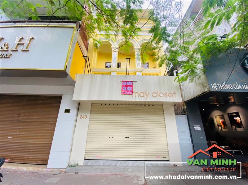 Cho thuê nhà mặt đường nguyên căn số 243 Lê Lợi, Ngô Quyền, Hải Phòng