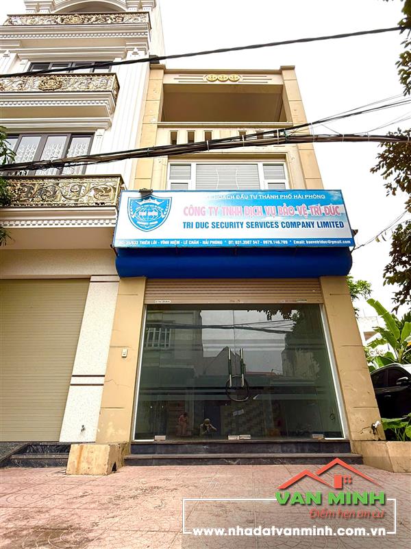 Bán nhà mặt đường tuyến 2 Võ Nguyên Giáp - Thiên Lôi - Lê Chân - HP