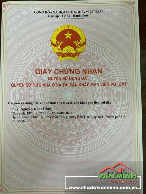 CHÍNH CHỦ CẦN BÁN NHÀ NỞ HẬU  MẶT TIỀN ĐƯỜNG NGUYỄN HỮU TRÍ, NGAY  TRUNG TÂM XÃ TÂN NHỰT MỚI