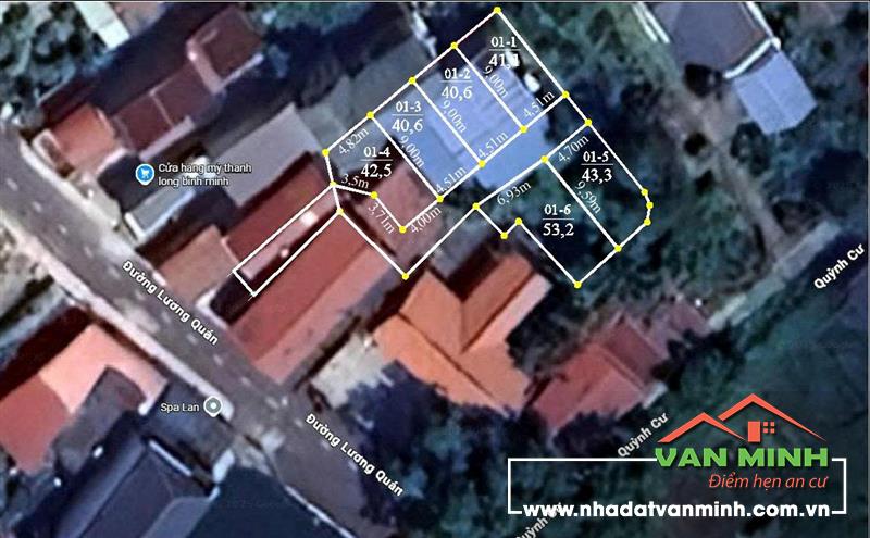 Chuyển nhượng 6 lô đất đẹp tại TDP Lương Quán, Nam Sơn, Phường An Dương, Hải Phòng