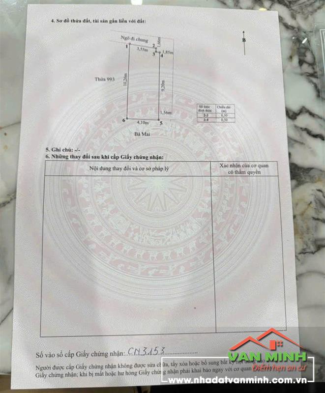 Chuyển nhượng 3 lô đất ngõ Lạch Tray, Ngô Quyền, Hải Phòng