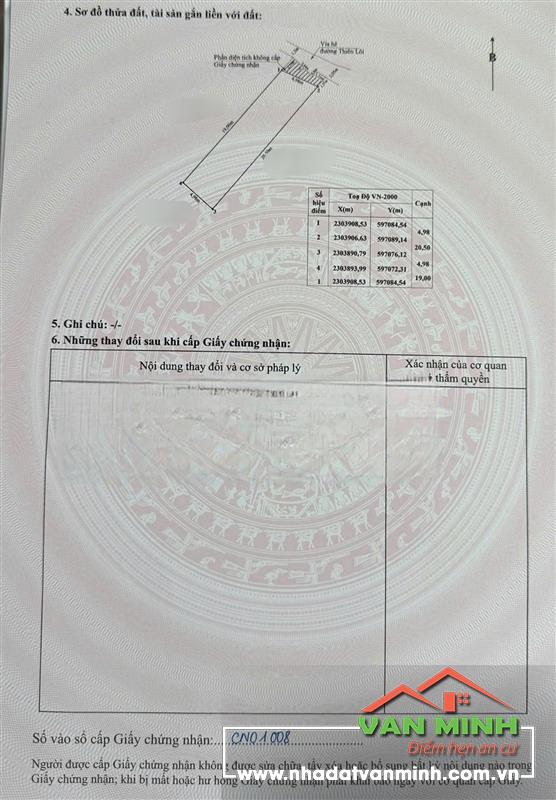 - Mặt Đường Thiên Lôi - Aeon. - Diện tích: 105m2 x  2,5 tầng - Công năng: 3 phòng ngủ ,3wc, Phòng thờ, sân phơi, ban công rộn