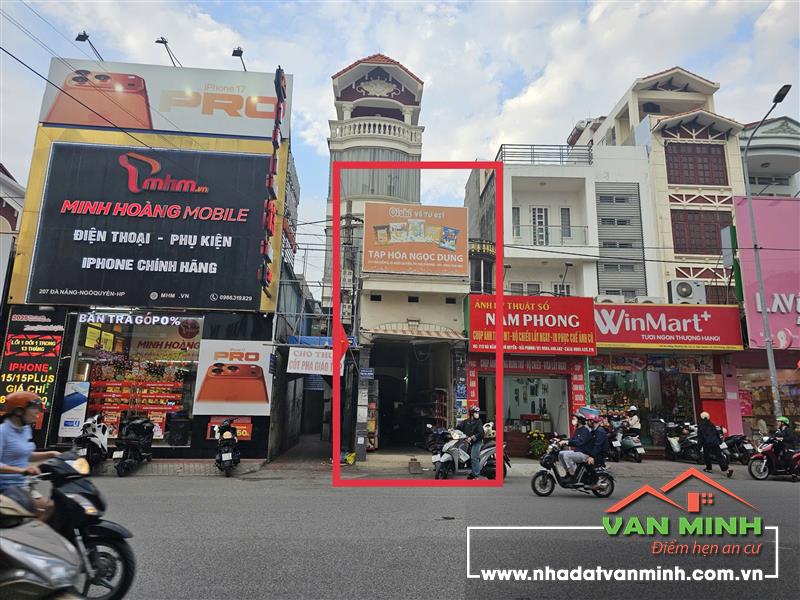 Cho thuê nhà mặt đường số 211Đà Nẵng, Ngô Quyền, Hải Phòng