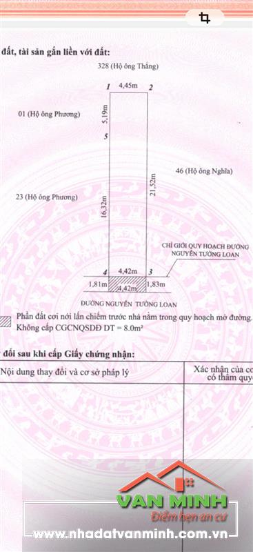 Bán đất mặt đường Nguyễn Tường Loan Lê chân Hải phòng 