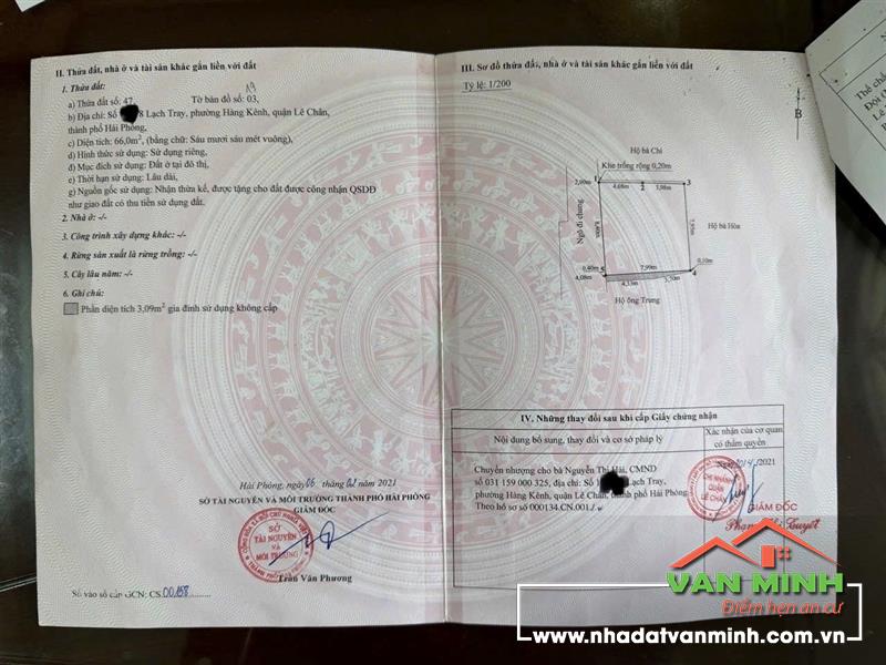 Bán đất tại Lạch Tray Lê Chân Hải phòng 