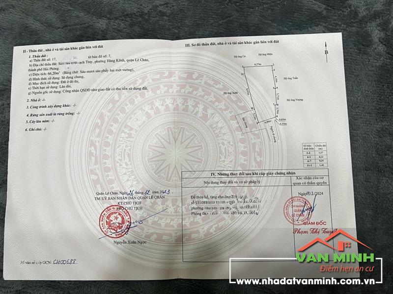 Bán đất Lạch Tray Lê chân Hải phòng 