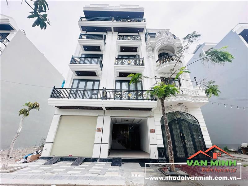 - 5 tầng thang máy TĐC A51 Hồ Sen Lê Chân Hải Phòng  - Nhà 58m2 + Vỉa hè rộng. - Hướng tây nam - Gần aeon maill đường Võ Nguy