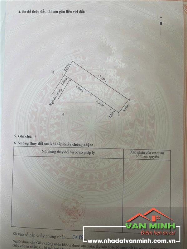 Bán Lô Đất Vũ Chí Thắng