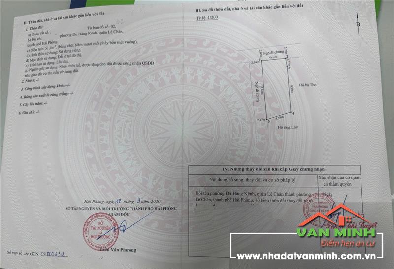 Bán Lô Đất Mặt Ngõ Chùa Hàng - oto vào