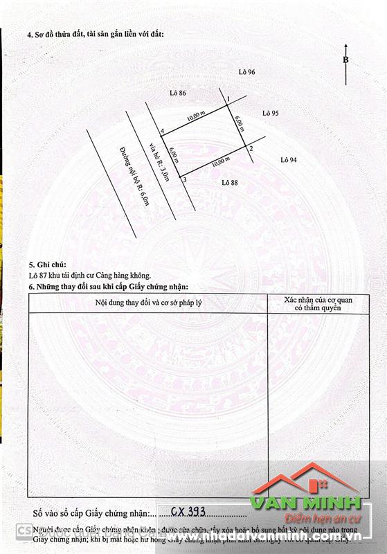 Bán đất TĐC Tràng Cát, Hải An, Hải Phòng