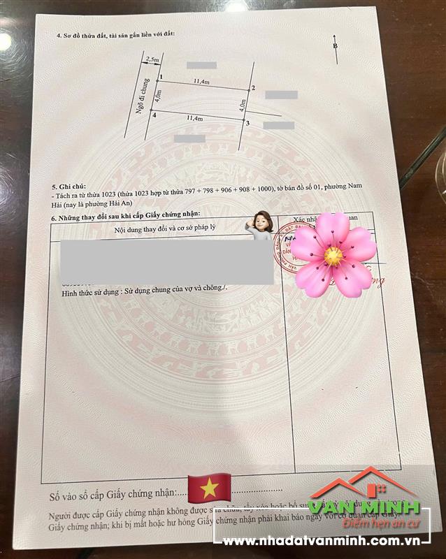 Bán đất mặt ngõ Hàng Tổng, Hải An, Hải Phòng