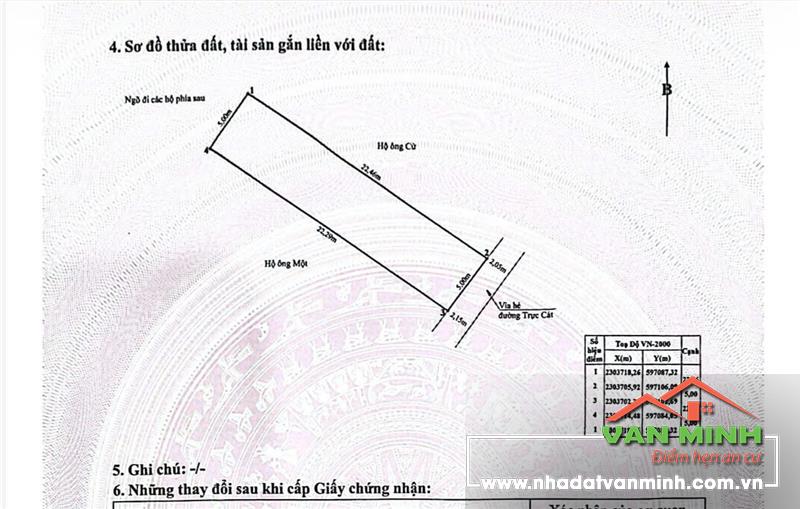 Bán đất mặt đường Trực Cát Lê Chân Hải phòng 