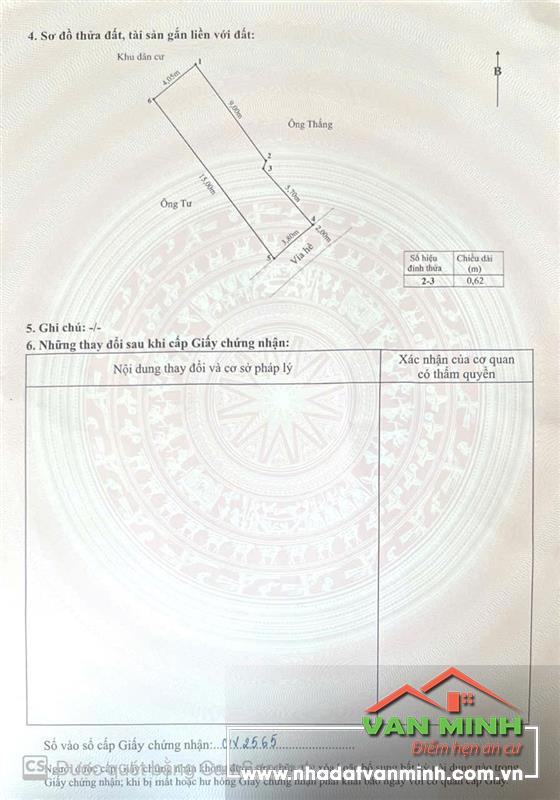 Chuyển nhượng đất phân lô khu Thiên Lôi, Lê Chân, Hải Phòng.