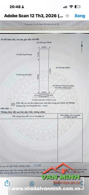 Bán nhà mặt đường Nguyễn Tường Loan, Lê Chân, Hải Phòng