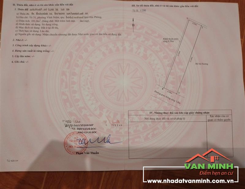 Bán nhà tuyến 2 Vĩnh Niệm Lê Chân Hải Phòng