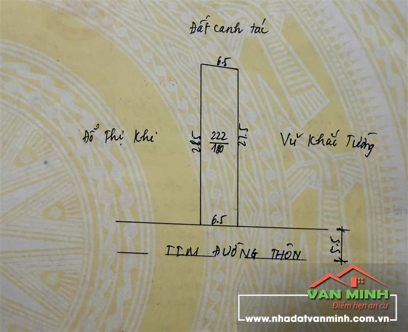 Chuyển nhượng đất mặt đường Tĩnh Hải, Dương Kinh, Hải Phòng