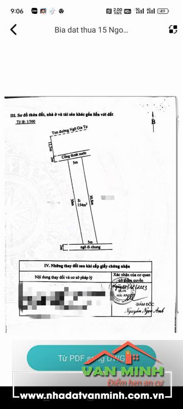 Bán đất mặt đường Ngô Gia Tự, Hải An, Hải Phòng
