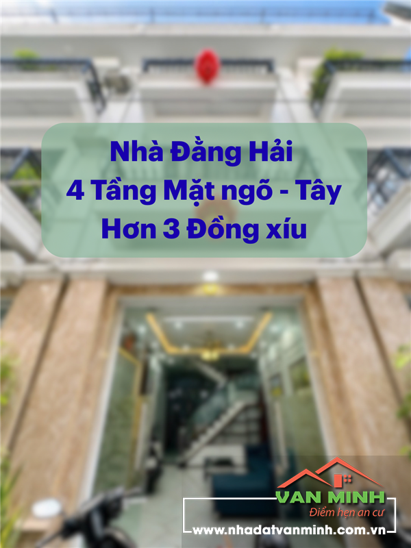 Bán nhà mặt ngõ Đằng Hải, Hải An, Hải Phòng