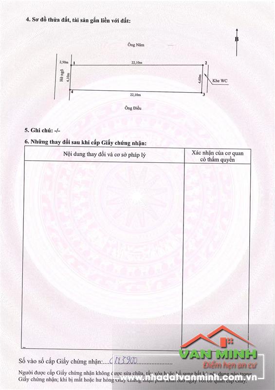Bán nhà tại Cát Dài Lê Chân Hải Phòng