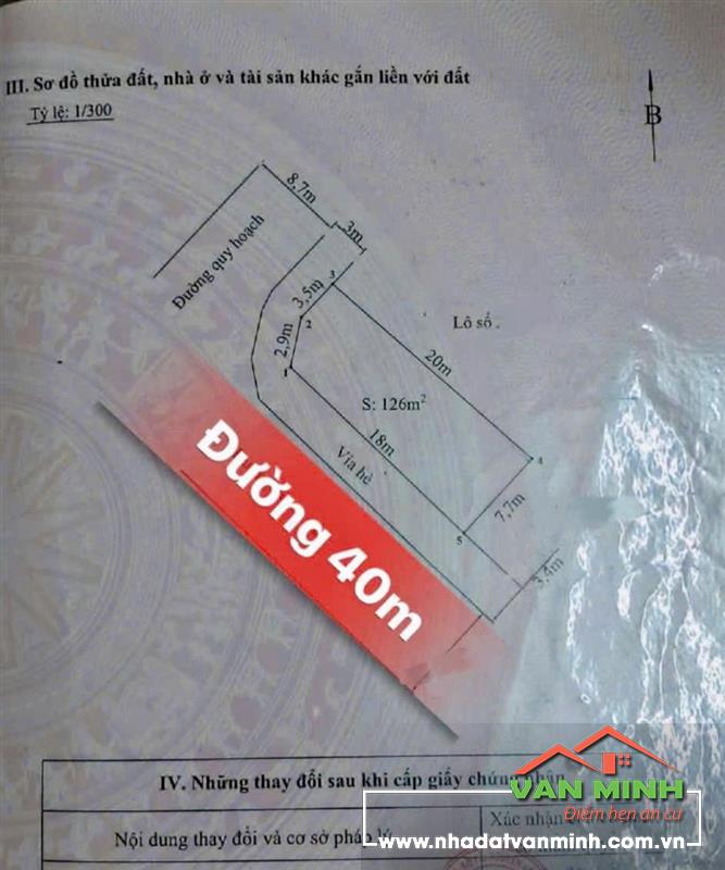 Bán đất lô góc tuyến 2 Lê Hồng Phong, Hải An, Hải Phòng