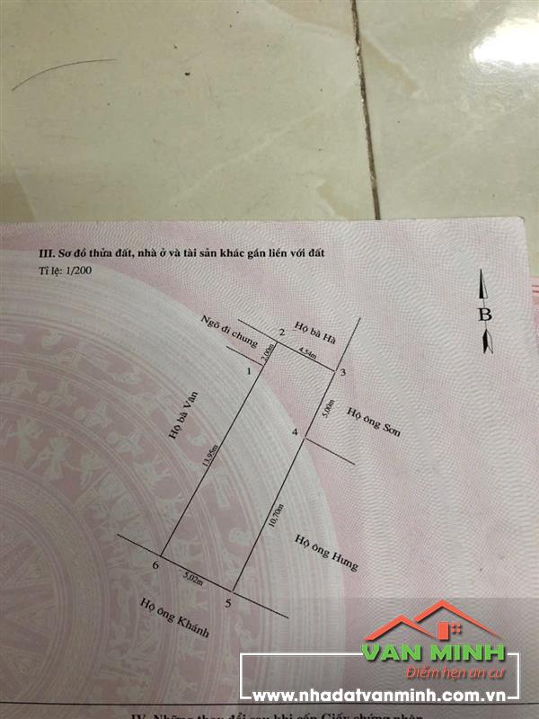 Bán lô đất ngõ 212 An Đà, Gia Viên, Hải Phòng