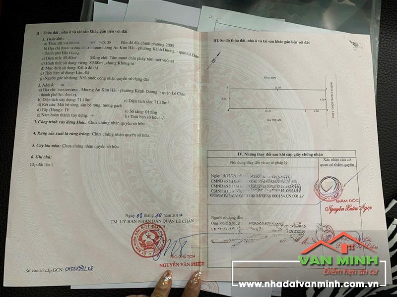 Bán đất Trại Lẻ Lê Chân Hải Phòng
