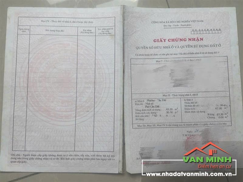 Bán nhà trong ngõ đường Cầu Đất, Ngô Quyền, Hải Phòng.