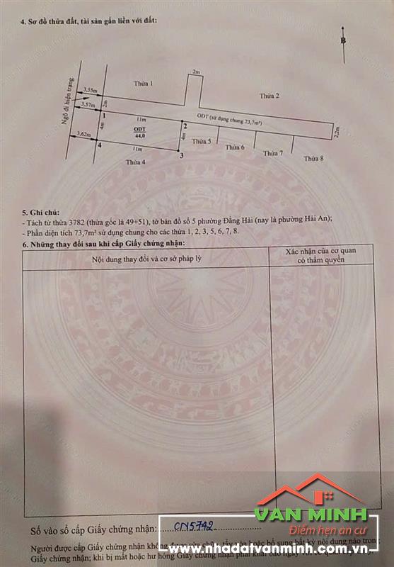 Bán đất mặt trục Hàng Tổng sát công viên