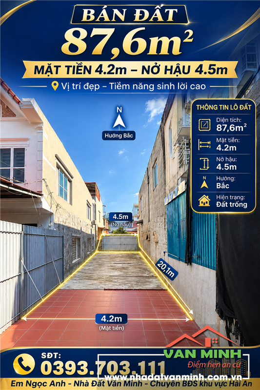 Bân đất tuyến 2 Ngô Gia Tự, Hải An, Hải Phòng