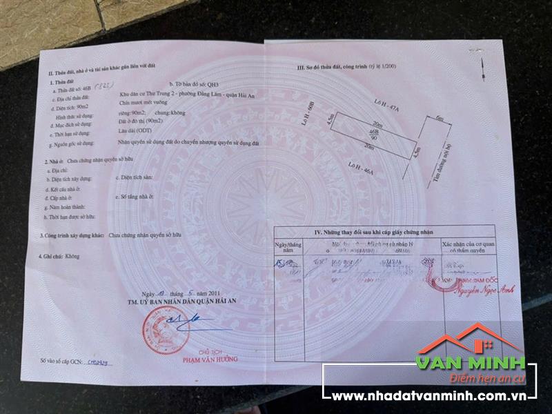Bán đất phân lô Văn Cao Hải An Hải Phòng