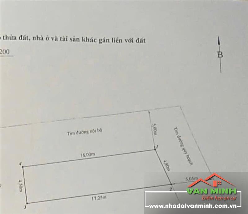 Chuyển nhượng lô đất mặt đường Vũ Chí Thắng, Lê Chân, Hải Phòng