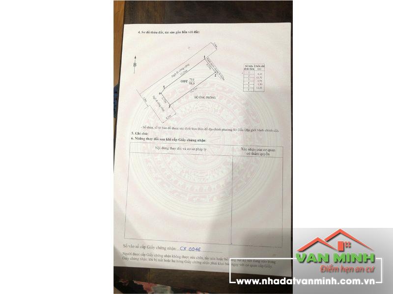 Bán nhà số 7/49 đường Hà Nội, Hồng Bàng, Hải Phòng